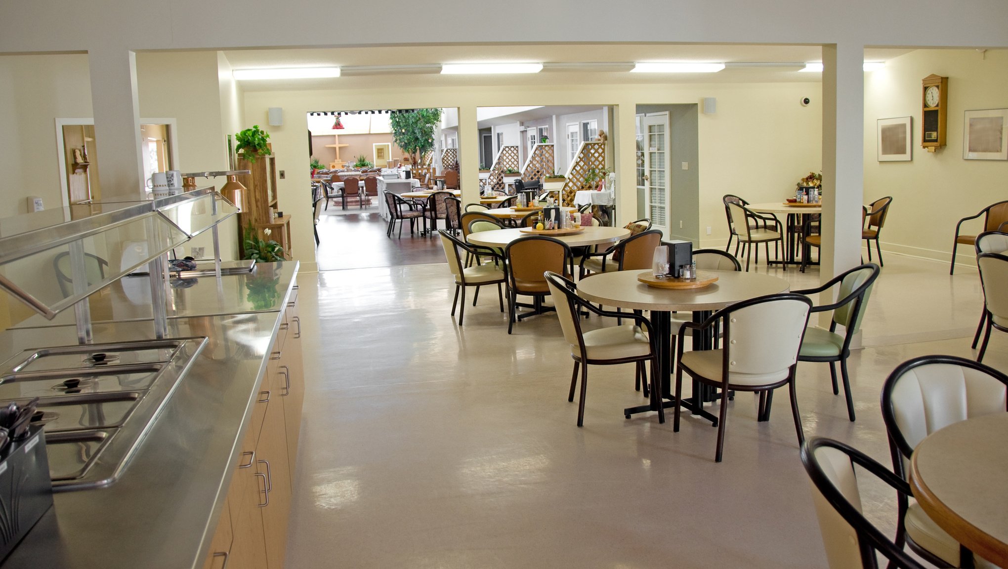 Senior's Assisted Living Home Dining Area